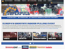 Tablet Screenshot of europeansuperpull.nl